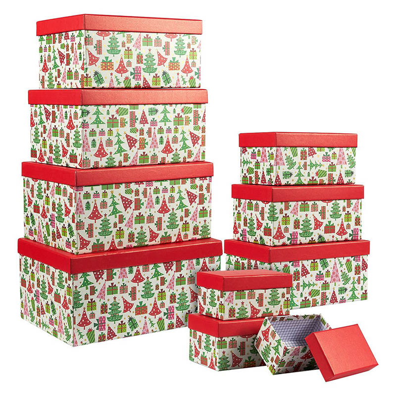 جديد تصميم ورقة مربع التعبئة والتغليف ، هدية مربع التعبئة والتغليف ، صندوق تغليف الشوكولاته ، صناديق التعبئة عيد الميلاد